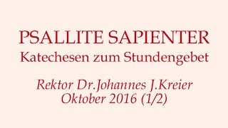 Es geht darum mit der Kirche beten zu lernen [upl. by Eikcim]