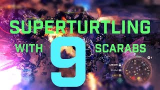 Halo Wars 2 Super Turtling with 9 Scarabs [upl. by Tris]