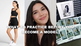 WHAT TO WORK ON BEFORE BECOMING A MODEL modeling 101 [upl. by Ggerk]