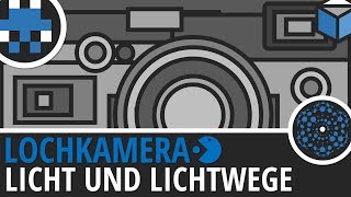 Lochkamera Licht und Lichtwege einfach erklärt│Physik Lernvideo│Learning Level Up [upl. by Kancler802]