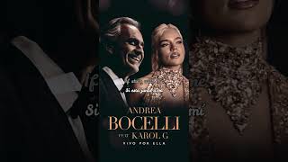 ANDREA BOCELLI amp KAROL G  VIVO POR ELLA ENGLISH LYRICS ANDREABOCELLI KarolG VIVOPORELLA [upl. by Barri]