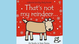 Lets read with me quotThat not my Reindeerquot Read Aloud story book for children [upl. by Hennie]