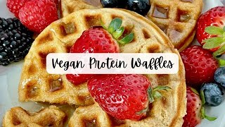 Vegan Protein Waffles [upl. by Wiseman]