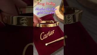 Cartier bracelet review meesho jewellery reviewMeesho braceletbhavanaantitarnishjewelrymeesho [upl. by Madonna]