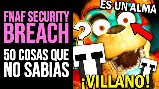 FNAF SECURITY BREACH 50 Cosas que NO SABÍAS  ¿Glamrock Freddy tiene un Alma Curiosidades [upl. by Asha]