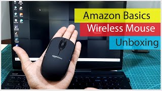 Amazon basics Wireless Mouse Unboxing [upl. by Adiarf]