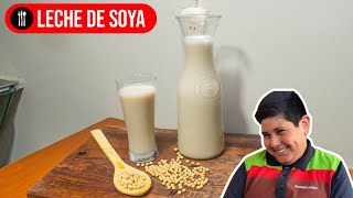 COMO PREPARAR LECHE DE SOYA  SOJA [upl. by Parthenia247]