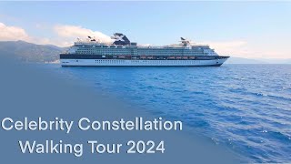 Celebrity Constellation Cruise Ship Walk Through in 4K [upl. by Einnel]