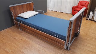 Domiflex Classic Low Nursing Care Bed  Care To Comfort [upl. by Natsirc197]