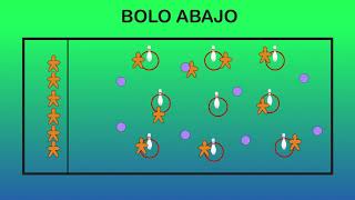 BOLO ABAJO  Juegos Educación Física [upl. by Navonoj]