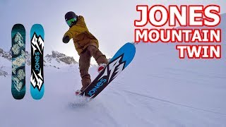 Jones Mountain Twin Snowboard Review [upl. by Reamonn]