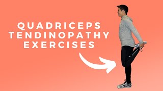 Quadriceps Tendinopathy Rehab Exercises [upl. by Athenian]