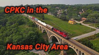 20230716 CPKC and AMTK Trains in KC Area [upl. by Dahsra656]