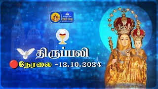 🔴 LIVE  Holy Mass in Tamil  12th october 2024  Annai Vailankanni Shrine  Besant Nagar Annai [upl. by Richards658]