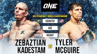 Zebaztian Kadestam vs Tyler McGuire  Full Fight Replay [upl. by Smaoht774]