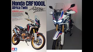 Tamiya 16042 Honda CRF1000L Africa Twin lightsampsound added [upl. by Cired231]