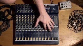 How to Use an Audio Mixer Board Tutorial Mixing [upl. by Anuahsat700]