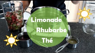 LIMONADE RHUBARBETHÉ [upl. by Hudnut]