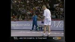 Agassi vs Hewitt Masters Cup 2001 [upl. by Harman438]