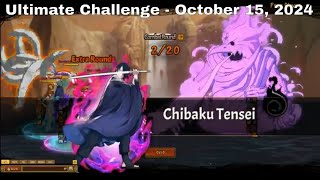 Ultimate Challenge  October 15 2024 ►Unlimited  Ninja Classic Anime Ninja  Ninja World Online [upl. by Elfont446]