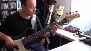 Samuele Bersani  Replay  Bass Cover  Paolo Costa bassline [upl. by Vicky115]