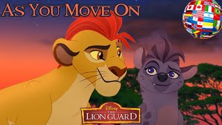 ALL VERSIONS  As You Move On  Multilanguage The Lion Guard [upl. by Dressler640]