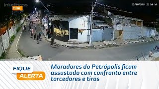 Moradores do Petrópolis ficam assustado com confronto entre torcedores e tiros [upl. by Cud30]