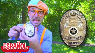 El Detective Blippi Español Video Para Niños  Videos Policiales para Niños [upl. by Helbonnas]