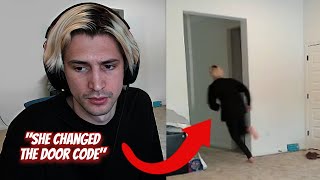 Adept LOCKS xQc out of HIS OWN HOUSE and HES MAD [upl. by Nisbet]