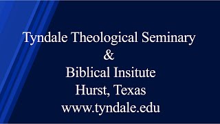 About Tyndale Theological Seminary [upl. by Seuqram]