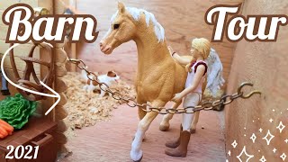 HUGE Schleich Horse Barn Tour  Schleich Barn Tour  May 2021  Schleich Horses [upl. by Isteb144]