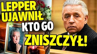 Andrzej Lepper UJAWNIA KTO chciał go ZNISZCZYĆ Nieznane FAKTY [upl. by Kado803]