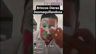 Brincos Dieras Desmaquillandose brincosdieras chistesbuenos humor comedia chistes [upl. by Ahsened]