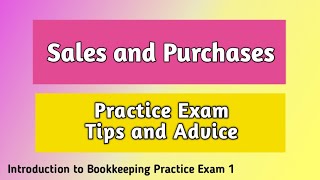 AAT Level 2 Introduction to Bookkeeping Practice Exam 1 [upl. by Dyal]