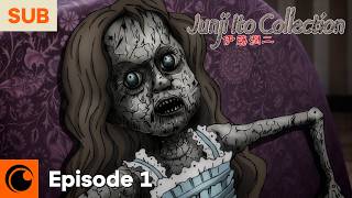 Junji Ito Collection Episode 1  Souichis Convenient Curse  Hell Doll Funeral [upl. by Ardnasac521]