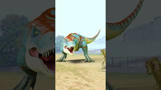 TRex Dinosaur took Revenge from Raptor Dinosaur [upl. by Dyoll40]