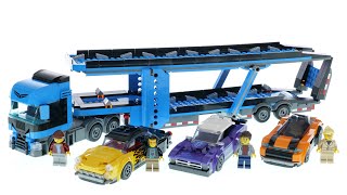 LEGO Autotransporter mit Sportwagen – LEGO City 60408 [upl. by Eicrad]