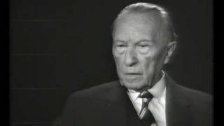 Konrad Adenauer ueber Juden und Wiedergutmachung [upl. by Riatsila]