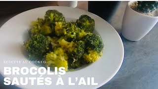 Brocolis Sautés à l’ail au Cookeo [upl. by Anai25]