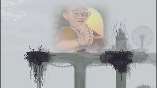 A Throat Singing Tibetan Monk sings Shoreline Threat Lead Rain World [upl. by Meehyr89]