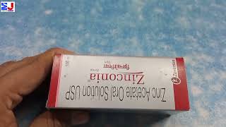 Zinconia Syrup  Zinc Acetate Oral Suspension  Zinconia Syrup uses side effects Review Hindi [upl. by Rudolfo]