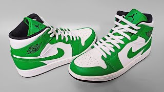 Laces Styles Jordan  How to new bar lace jordan 1 mid [upl. by Eelirrem]