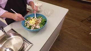 Making Wilted Spinach Salad [upl. by Leigha]