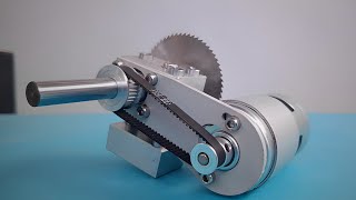 Building Mini Table Saw 5000 RPM RK24 [upl. by Esilahc]