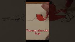 I draw a strawberry frog [upl. by Lias]