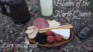 LARP snacks and tableware  The North Quest LARP vlog [upl. by Eatnohs363]