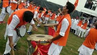 ShivGarjana Dhol Tasha Dhwaj Pathak Nagpur 2018 New shivtaal bhagwarang ganpatibapamorya besttaal [upl. by Leohcin]