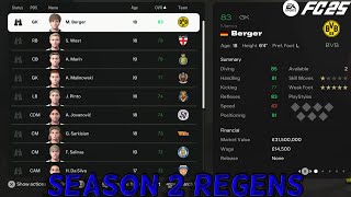 FC25 BEST REGENS IN SEASON 2 [upl. by Inahet]