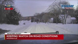 Road conditions in Nolensville [upl. by Wolfy]