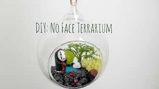 DIY Spirited Away No Face miniature terrarium [upl. by Tahpos]